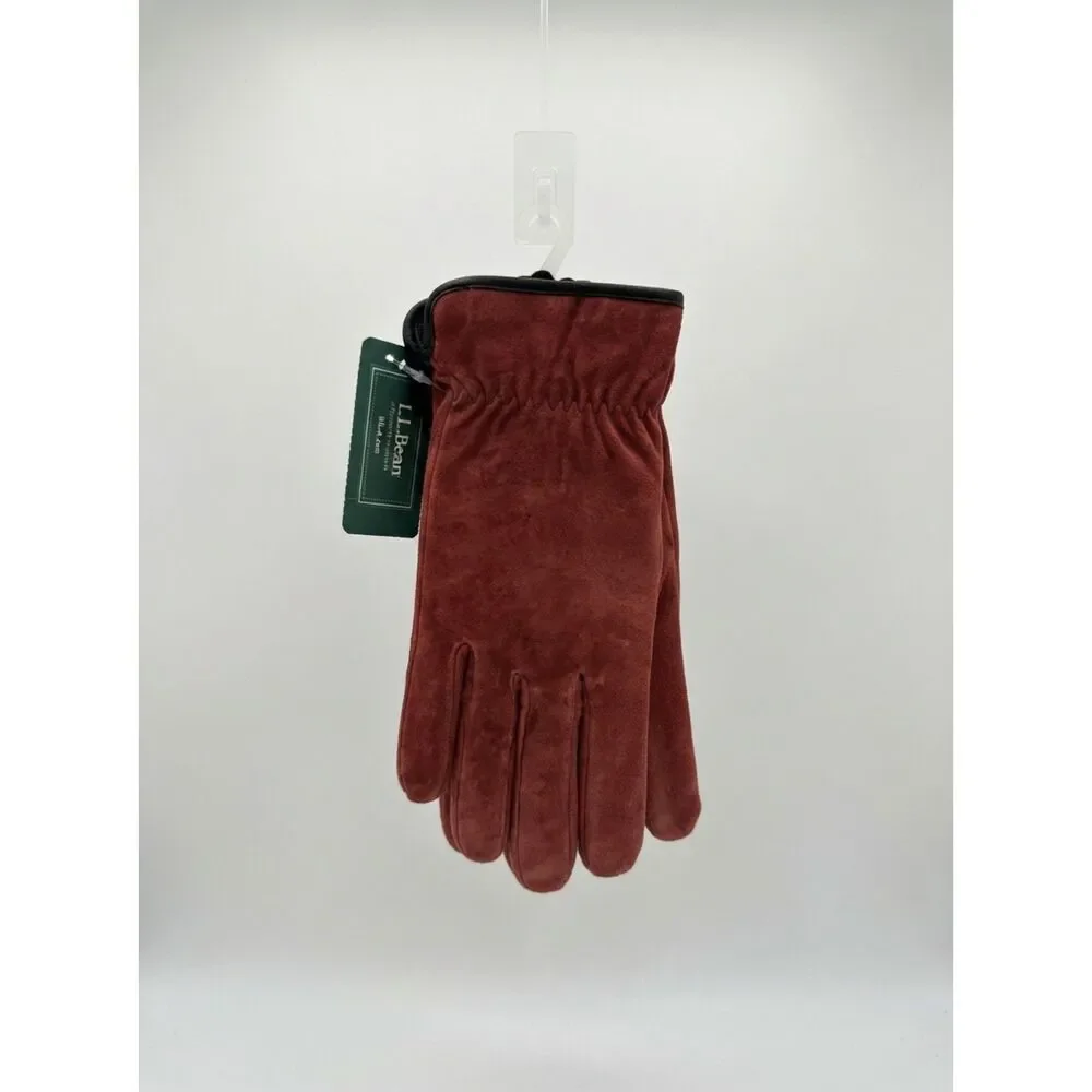 Vintage 90s L.L. Bean Town & Field Suede Gloves NWT Deadstock